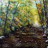 Serie recuerdo de paraíso III. 0,80x120. Técnica-mixta