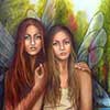 Bosque encantado. 170x200. Oleo	